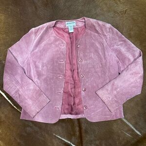 Pendleton Women's Mauve Suede Blazer